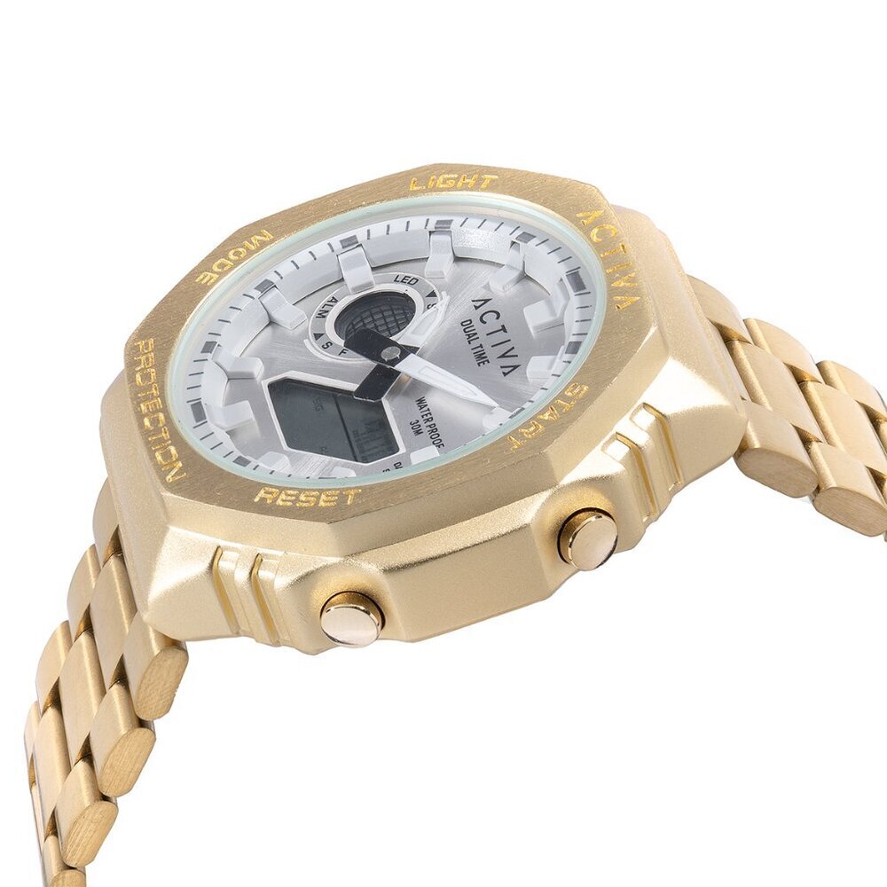 Activa Signal X Invicta Digital Unisex Watch - 45.5mm, Gold (ACWM423-008) - Picture 2 of 2